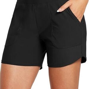 BALEAF 4D PADDED WOMENS BIKE SHORTS UPF50+ SIZE L Black Athletic Shorts